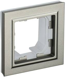 Рамка 1-постовая IEK Brite BR-M12-44-K37 шампань