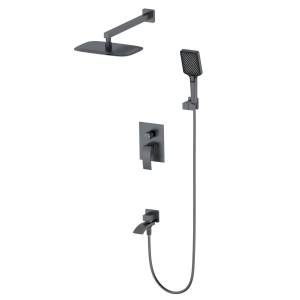 Душевой комплект Wonzon & Woghand WW-88939009A-BGM темный графит