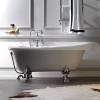 Ванна из искусственного камня Kerasan Retro 105590 170x77 с ножками, со сливом-переливом