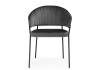 Стул на металлокаркасе Woodville Лео 672328 темно-серый (H-15) / черный фото 2