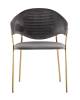 Набор из 2 стульев Stool Group Эвита FDC8022 DARK GREY FUT-81 X2 темно-серый фото 3