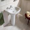 Комплект Раковина Roca Debba 55x44 + Пьедестал Roca Debba 33799000Y + Смеситель Rossinka Y Y35-22 + Сифон Wirquin Минор с отводом для стиральной машины фото 2