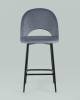 Стул барный Stool Group Меган AV 415-H14-08(PP) велюр серый фото 3