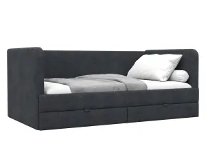 Кровать детская Лига Диванов Лига-143 138253 Laim 26 Темно-Серый