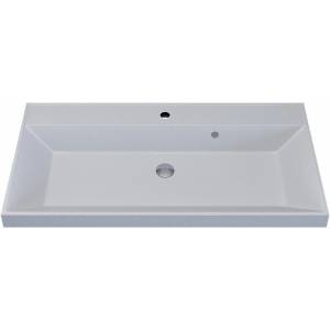 Раковина Uperwood Classic Quartz 291030009 белая матовая, жасмин, 90x45 Раковина Uperwood Classic Quartz 291030009 белая матовая, жасмин, 90x45