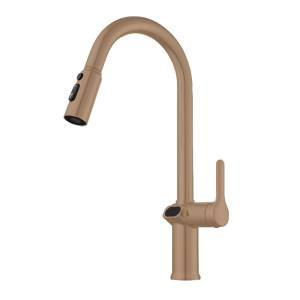 Смеситель для кухни Knotlor Inspiration KN-100/RB с индикатором температуры, бронза