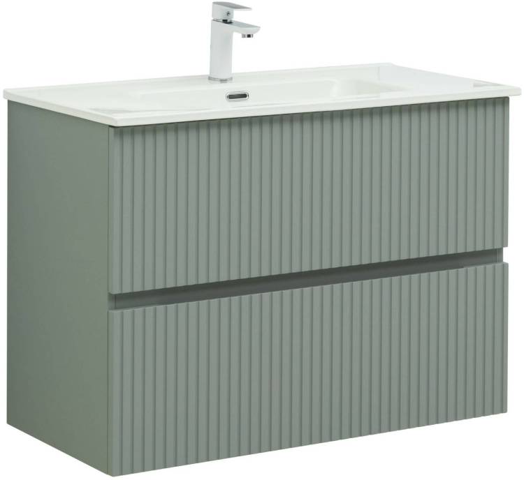 Тумба под раковину Aquanet Джейн 90 313319 мисти грин