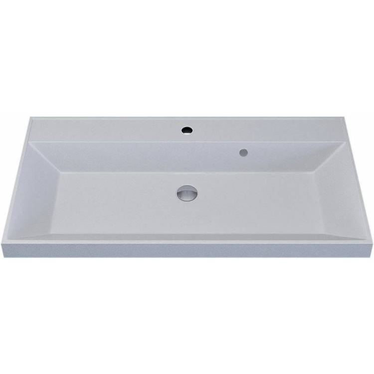 Раковина Uperwood Classic Quartz 291030009 белая матовая, жасмин, 90x45