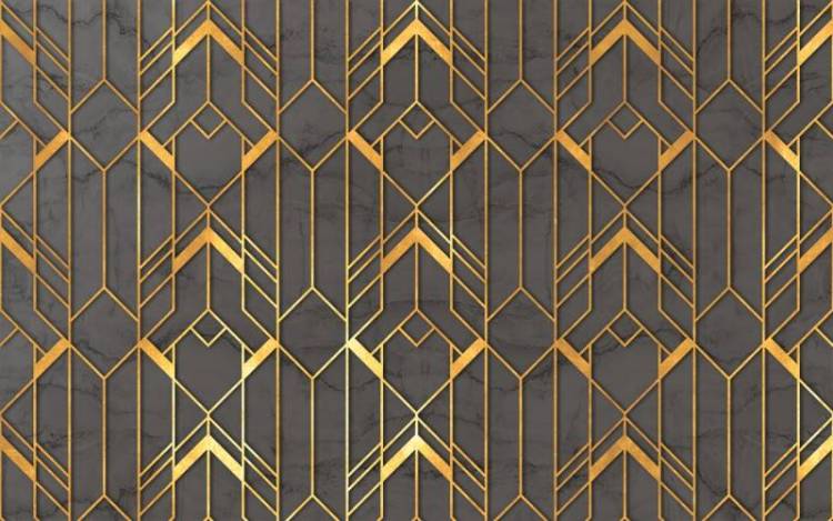 3D Фотообои Artegrafico «Золотые нити» AM-009 канвас