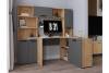 Стеллаж ТЭКС Квартет-13 00-00162633 дуб крафт/графит фото 2
