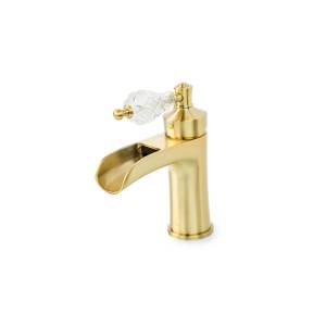 Смеситель для раковины Boheme Vogue Crystal 201-CRST бронза