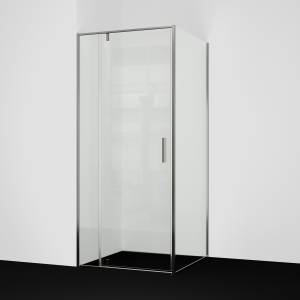Душевой уголок Wasserkraft Spree 14P03 профиль никель, стекло прозрачное, 90x90x200