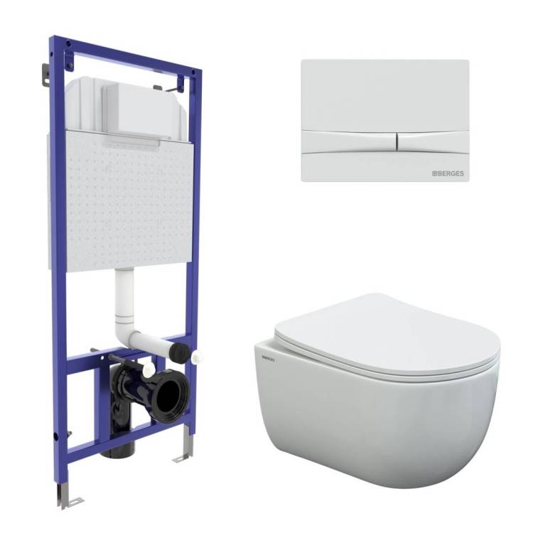 Комплект Berges Novum 43310 кнопка F1 белая