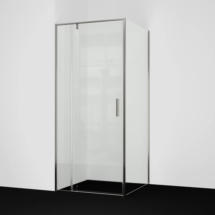 Душевой уголок Wasserkraft Spree 14P03 профиль никель, стекло прозрачное, 90x90x200