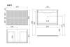 Тумба под раковину Sancos Snob R SNR70W Bianco, 69x44.5x50 фото 3