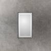 Зеркало BelBagno SPC-KRAFT-500-900-LED-TCH-WARM-NERO с подсветкой и подогревом, Черный фото 3