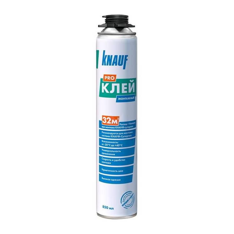 Клей-пена KNAUF монтажная 850 мл