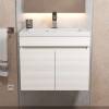 Тумба с раковиной Uperwood Eva 3930313466 с дверцами, дуб харбор белый, 49.7 см фото 4