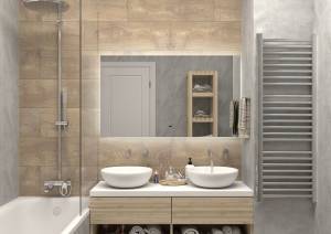 Зеркало с подсветкой "Perugia 1200x800" AM-Per-1200-800-DS-F