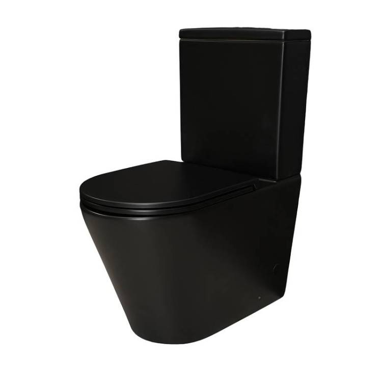 Унитаз напольный Gid Cortado 62248Y Tn2189Bm черный матовый