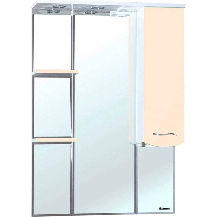 Зеркало Bellezza Мари 75 R белое, бежевое