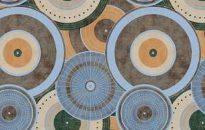 3D Фотообои Artegrafico «Абстракция с дисками» ID-005 акварель