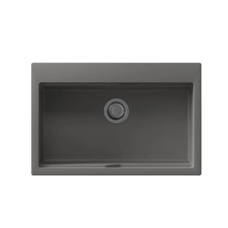 Мойка кухонная Florentina Ромия 770 20.495.E0770.307 серый шелк