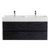 Тумба под раковину Cezares MOLVENO 46-120-2C-SO-2-NR Nero, 120x46x50
