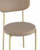 Стул Stool Group Барбара BARBARA GL X108 экокожа бежевая, золотые ножки фото 2