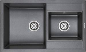 Мойка кухонная Paulmark Tandem PM238250-DG графит