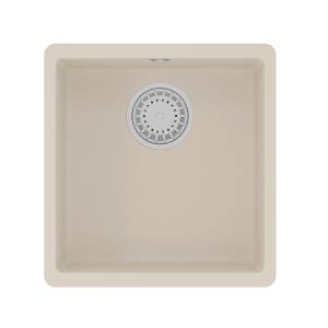 Кухонная мойка Lemark SINARA 400-U 9910066 подстольного монтажа из кварцгранита шампань