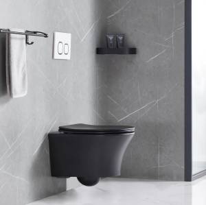 Унитаз подвесной Cerutti Spa ADIGE Aria MB CT9246 матовый черный