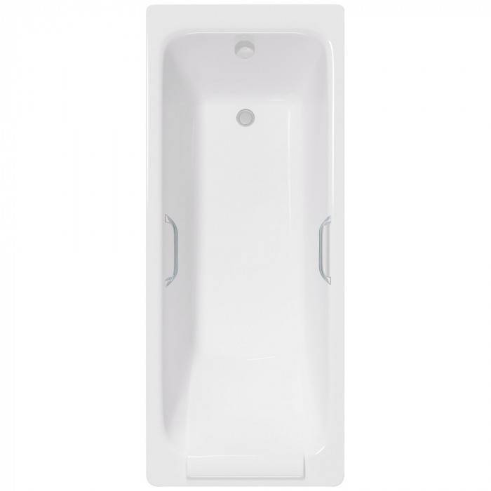 Чугунная ванна Delice Palomba DLR230620R 170x70, с ручками, с ножками