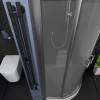 Полотенцесушитель электрический Маргроид Inaro Inaro-1206-1049-9005R 1200х60 правый, скр.монтаж, черный матовый, с крючками фото 3