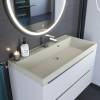 Раковина Uperwood Classic Quartz 293020637 бежевая матовая, лен, 100x45 фото 4