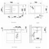 Мойка кухонная Blanco Metra 45 S 513035 антрацит фото 4