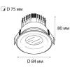 Встраиваемый светильник Italline IT06-6016 white 4000K фото 2