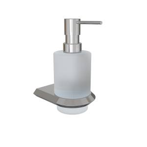 Дозатор Knotlor Космос LD103C хром, стекло матовое