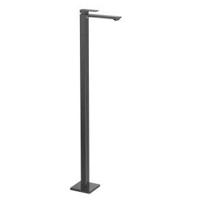 Смеситель для раковины AQUAme Savona AQM6811MB напольный, черный матовый