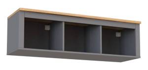 Полка Гуд Лакк Сага 2.08.17.150.15 Серый/ясень