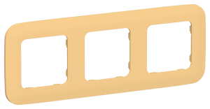 Рамка 3-постовая IEK Flite FI-M32-31-20-K90 золотарник