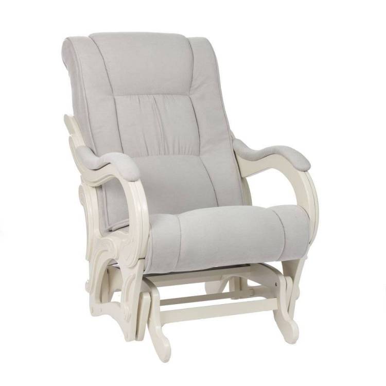 Кресло-качалка Leset Модель 78 2000000069036 Дуб шампань/Verona Light Grey, с маятниковым механизмом