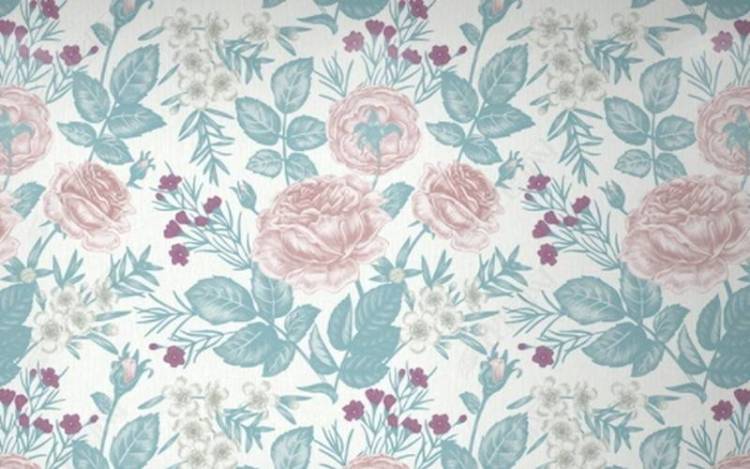 3D Фотообои Artegrafico «Нежный цветочный узор с цветами» RS-007 канвас