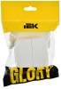 Выключатель 2-клавишный IEK Glory EVH20-K01M-10 белый матовый фото 5