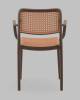 Стул Stool Group Yona PP-297 brown 36025 коричневый, пластиковый с подлокотниками фото 5