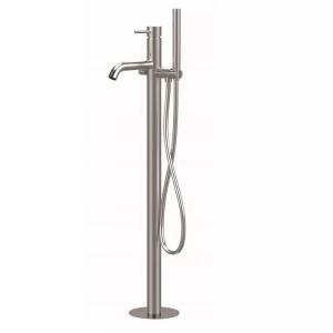Смеситель для ванны и душа Remer X Style Inox SSX08 напольный, нержавеющая сталь