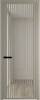 Межкомнатная дверь Profil Doors 3 AGP цвет профиля Никель матовый, стекло безопасное 6 мм ромб серебро 800x2000