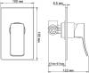 Смеситель для душа Wasserkraft Aller 10651 С ВНУТРЕННЕЙ ЧАСТЬЮ фото 6