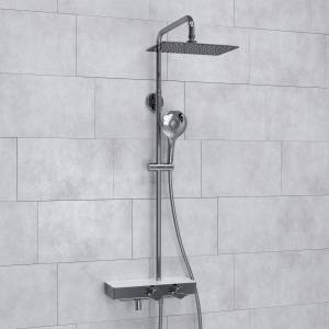 Душевой комплект Wasserkraft A113.069.101.CH Thermo с термостатическим смесителем, хром