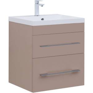 Тумба с раковиной Aquanet Верона 00304536 60 капучино, 2 ящика